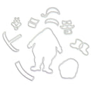 Snowvirtuos Santa Metal Punching Stamp Stencil DIY Scrapbooking Paper Card