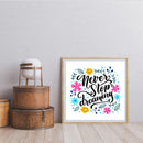 11CT DIY Dont Give Up Dreams Stamped Cross Stitch Partial Embroidery Handicraft