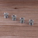 Tire Air Valve Stem Caps Auto Dustproof Caps Air Valve Dust Covers Crown Shape