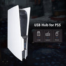 5 Port USB Hub Splitter Extension High Speed Adapter Converter for PlayStation 5