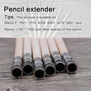 20pcs Wood Single Head Pencil Extender Holder Sketch School Office Ar
