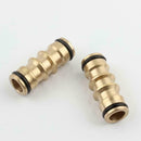 1/2" Brass Quick Connect Hose Fitting Male To Male Fast Garden Connector M5T9