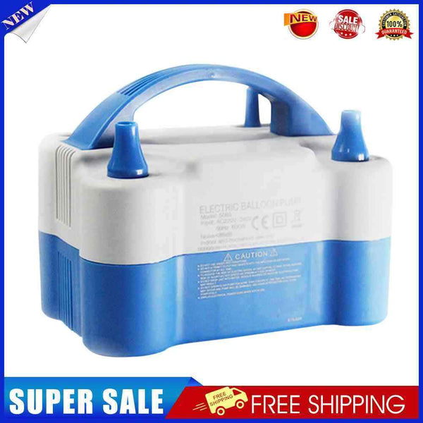 Portable Balloon Air Pump Electric Two Nozzle Inflatable Air Blower EU Plug