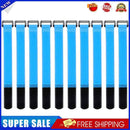 20pcs Fishing Rod Tie Strap Holder Suspenders Hook Cable Cord Belt (Blue)