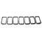 7pcs/set Gloss Black Grille Grill Rings for JEEP Grand Cherokee 2014-2016 Newly