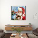 #A 5D DIY Diamond Painting Santa Claus Kits Full Round Drill Wall Decor Art Craf