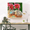 Full Drill Round Rhinestone DIY 5D Mosaic Hedgehog Clock Painting Kit Room Decor