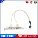 2 Ports USB 2.0 Female to 9 Pin Motherboard Header Cable Adapter for PC