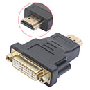 DVI-I Dual Link(24+5pin) Female to HDMI-compatible Male Converter Adapter H