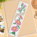 14CT 2 Strands Double-Side Cross Stitch Month Counted Bookmark (September)