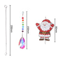 Crystal Diamond Angel Tears Catching Light Hanging Wind Chimes Decor (G)