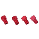 4pcs Bicycle Valve Adapter Bicycle Presta Convert Schrader Hose Air Pumps