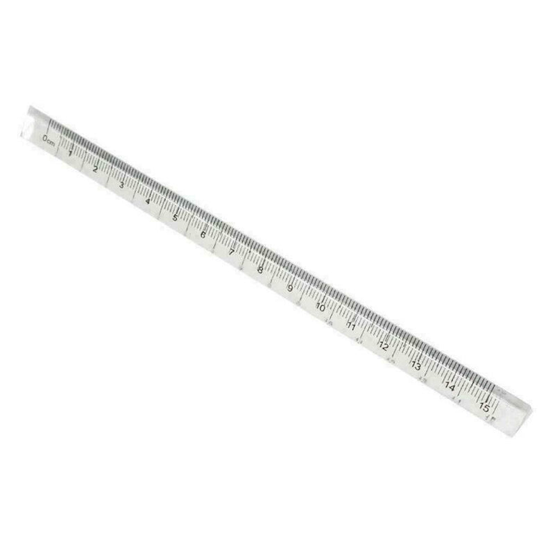 Plastic Straight Ruler Precision Double Sided Measuring Tool Best H5U5