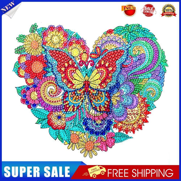 5D Diamond Painting Butterfly Love Partial Crystal Drill DIY Crafts (GT089)