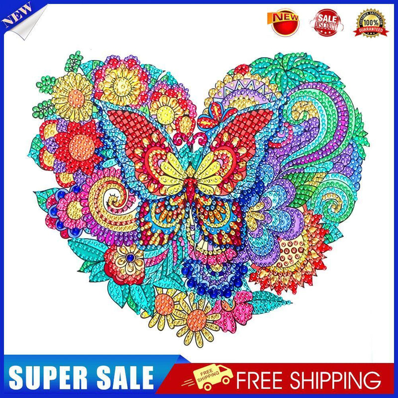 5D Diamond Painting Butterfly Love Partial Crystal Drill DIY Crafts (GT089)