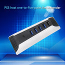 5 Port USB Hub Splitter Extension High Speed Adapter Converter for PlayStation 5