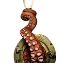 Octopus Wall Light Monster Tentacle Lamp Holder Bulb Light Home Decor (Red)