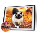 5D DIY Diamond Painting Kits Walking Cat Full Square Drill Wall Crafts Mosa