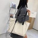 Fashion Big Capacity Shoulder Bag Nylon Waterproof Handbag Simple Shopping Totes