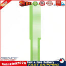 Hairdressing Carbon Anti-static Comb Wide Tooth Hair Clipper Comb (Green) Newly
