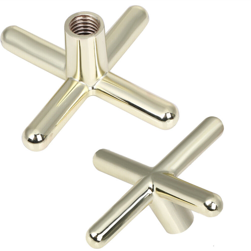 2pc Brass Bridge Head Pool Cue Stick Frame Pole for Snooker Billards 9 Ball