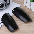 2pcs Kids Football Soccer Shin Guards Leg Supports Protector Pads (Black)
