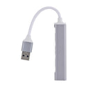 5Gbps USB HUB Extender 4 Port Multi USB 3.0 USB 2.0 Splitter Adapter (Grey)