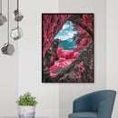5D DIY Diamond Painting Cherry Tree Rhinestone Kit Full Round Drill Wall Craft