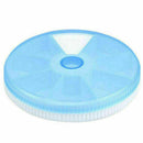 7 Day Plastic Round Weekly Medicine Organizer Pill·Box Holder Case`` N1H9 O5G8