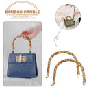 Bamboo Handbag Purse Handles U-Shaped Replacement for DIY Bags (Copper) Newly