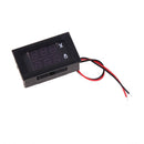 Plastic Car Electromobile Motorbike Voltage Meter 0-100V Voltammeter(Black)