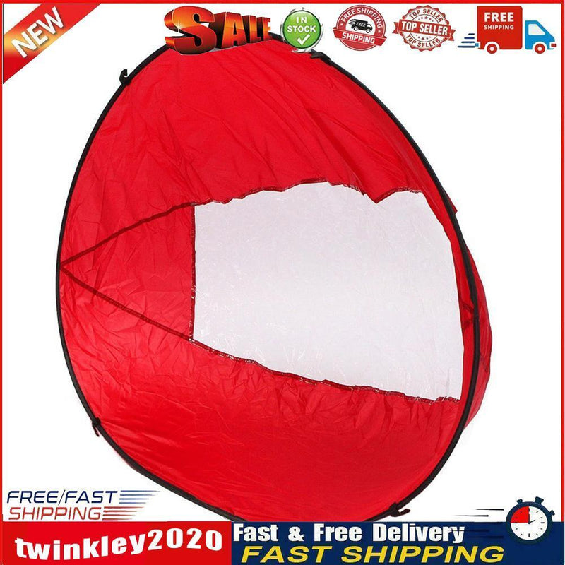 Foldable Kayak Boat Wind Sail Surfing Kayak Downwind Wind Paddle (Red) Newly