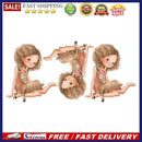 DIY Embossing Decorative 4pcs Paper Cards + Metal Cutting Dies Stencil Girl Fawn