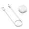 Earphone Charger Cable Charging Protective Box for Galaxy Buds Live (White)