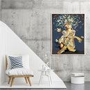 Tattoo Girl Oil Paint By Numbers DIY Acrylic Painting Drawing Picture for Adu