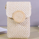 Women Straw Shoulder Crossbody Bag Handmade Woven Fashion Summer Ladies Handbag