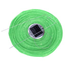 Waterproof LED Solar Cloth Chinese Lantern Festival Hanging Lamp (Green) Newly