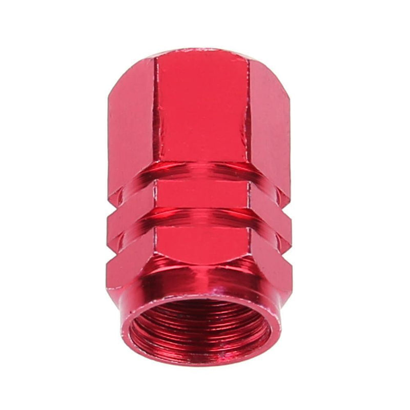 20pcs Aluminum Alloy Car Wheel Tire Valve Air Caps Stem Covers (Red)