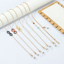 Men Crystal Necklace Strap Sunglasses Lanyards Glasses Chain Colorful Beads