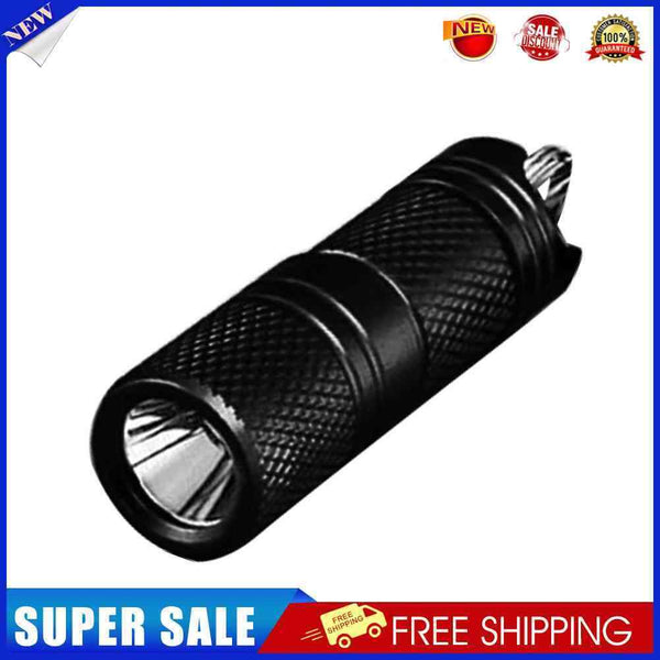 XPG LED Camping Pocket Torch 120lm Handheld Mini Keychain Flashlight Black