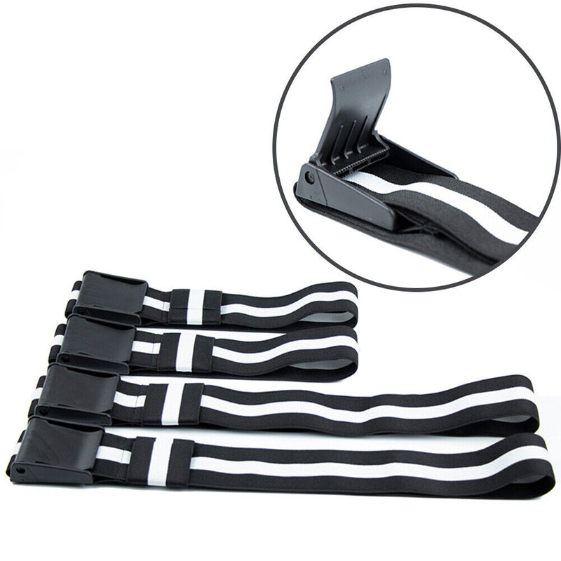 2x BFR Fitness Occlusion Bands Weightlifting Hip Building Blood Restriction Belt