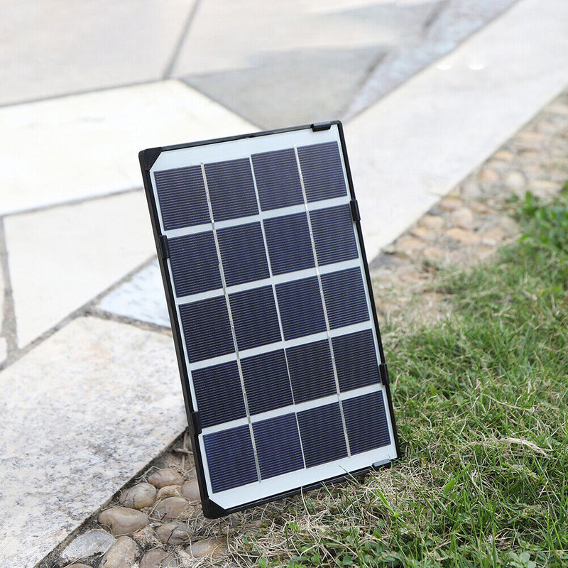 Solar Charging Panel with Charging Cable for Outdoor Security Surveillance