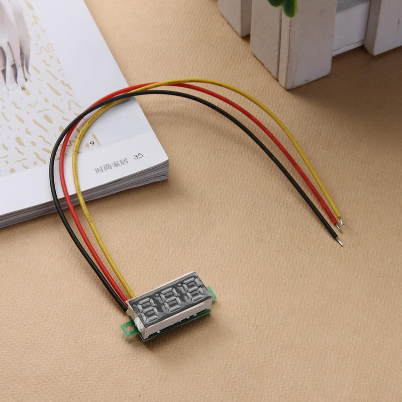 0.28in Mini DC 0- 100V 3-Wire Voltmeter LED Display Digital Panel Meter (1)