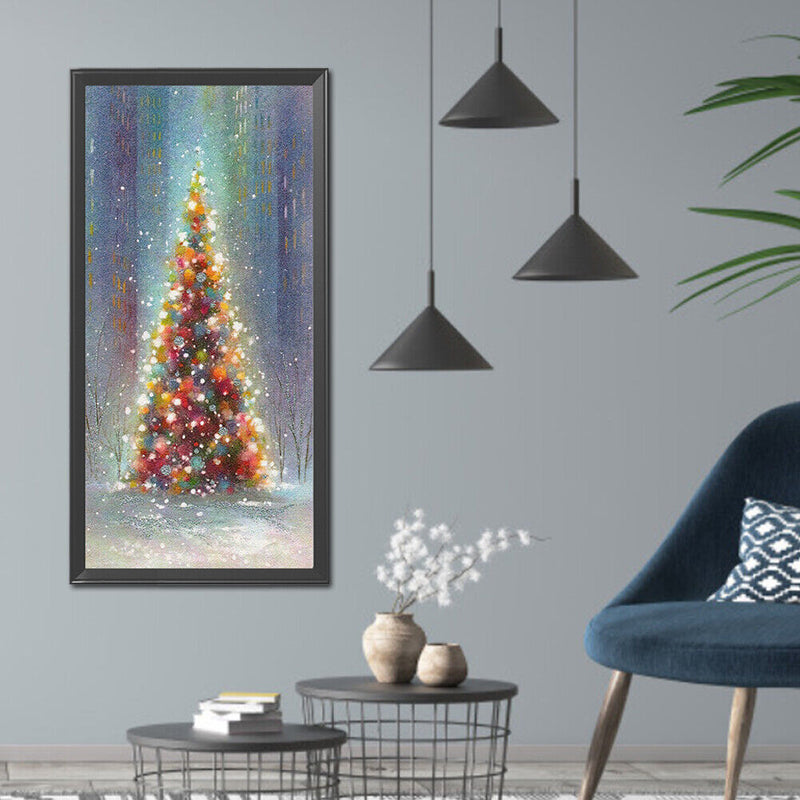 5D Diamond DIY Christmas tree Full Round Drill Rhinestone Kit