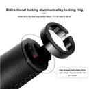 1 Pair PVC Anti-Skid Mountain Bike Ergonomic Handleable Grips Cover with Plugs