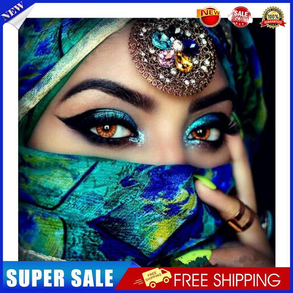 5D DIY Masked Lady Diamond Painting Embroidery Rhinestones Cross Stitch Kit