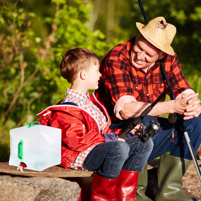 20L Outdoor Water Carrier Cube Portable Emergency Water Container for Camping