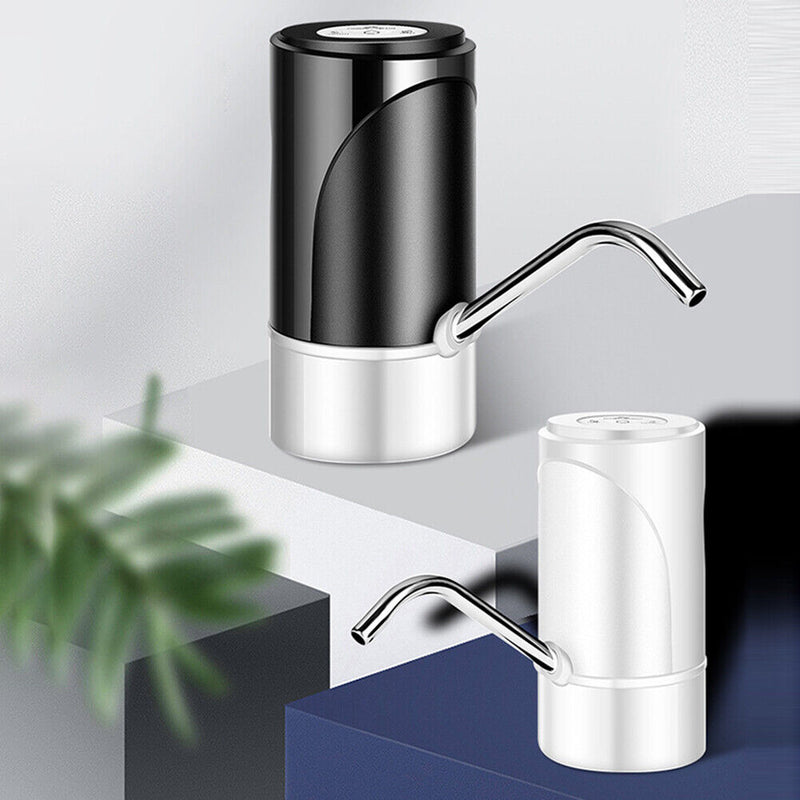 USB Charge Bottle Water Electric Pump Auto Water Barreled Gadget (Black) Newly