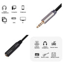2pcs Audio Cable 3.5mm Male to 6.35mm Female Phones Stereo Audio Adapter Newly