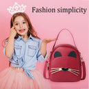 Women PU Leather Crossbody Messenger Bag Cartoon Cute Korean Shoulder Backpack